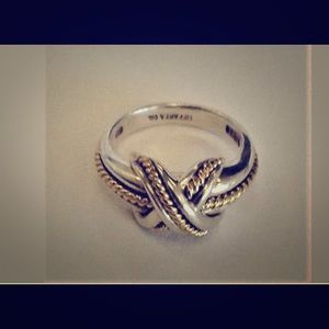 Tiffany Cross Knot Ring